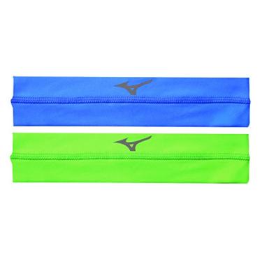 Imagem de Mizuno Bandanas Viktory, azul diva/verde elétrico, tamanho único