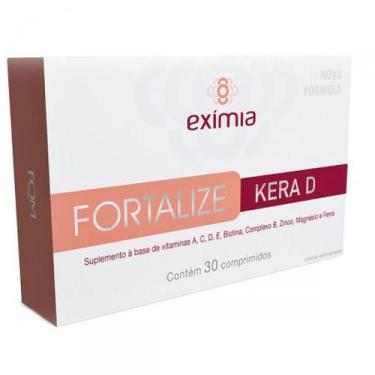 Imagem de Suplemento Vitamínico Exímia Fortalize Kera D Com 30 Comp - Melora