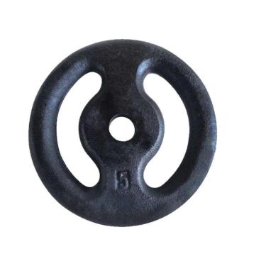 Imagem de Anilha Ferro Fundido Pintada Academia 5,0 Kg