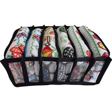 Imagem de Colmeia Organizadora De Gavetas Toalhas De Louça Tnt Preta