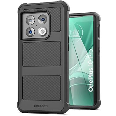 Imagem de Encased Capa Falcon Armor projetada para OnePlus 10 Pro 5G, capa protetora resistente de corpo inteiro (preta)