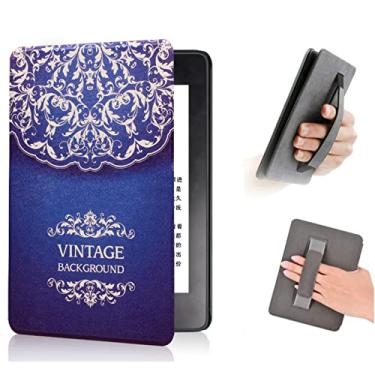 Imagem de Capa compatível com a 11ª geração do Kindle lançado em 2022, modelo (C2V2L3). Capa à prova de queda com alça de mão e despertar para hibernar automático, não para Kindle Paperwhite de 11ª geração
