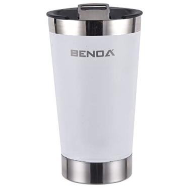 Imagem de Copo Térmico Benoá KC-MD500 500mL Inox (Branco)