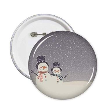 Imagem de Mas, boneco de neve de neve, festival, broches, emblema, acessório, decoração, 5 peças