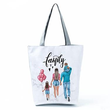 Imagem de Bolsas femininas afro douradas impressas bolsa de ombro moda bonita bolsa de compras ecológica portátil bolsa de praia de alta capacidade, Hl3023