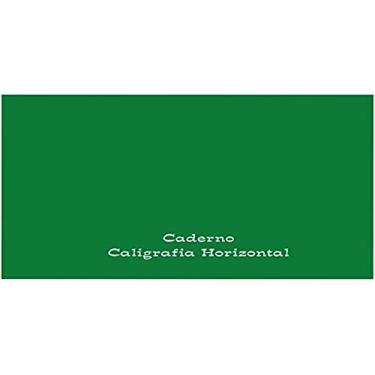 Imagem de Caderno de Caligrafia, Tamoio, Capa Dura, Liso, Brochura Horizontal, 96 Folhas, 1/4, Verde, Unidade