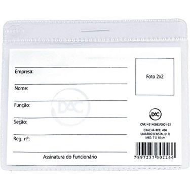 Imagem de Cracha Sem Presilha Transparente 7X10 Cm. (0,13) Pacote Com 50-2730
