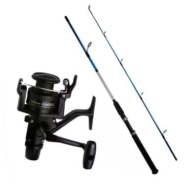 Imagem de Kit Pesca Shimano Molinete IX 4000 + Vara Cruzar 2662 1,98m 10-20 Lbs