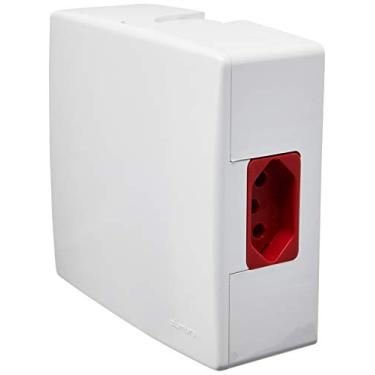 Imagem de Caixa de Sobrepor com Disjuntor Unipolar, Alumbra, 8620, Vermelho