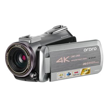 Imagem de Câmera de vídeo 4k profissional ordro az50 64x zoom digital visão noturna wifi filmadora para