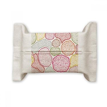 Imagem de Bolsa de linho de algodão com estrutura biológica de células de microscópio colorido