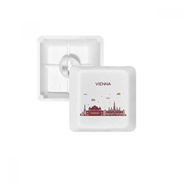 Imagem de Kit de atualização de teclado mecânico PBT com padrão de marco plano Vienna Austria
