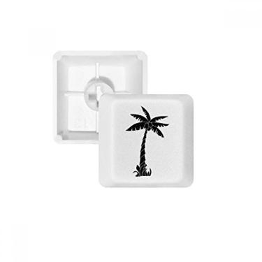 Imagem de Kit de atualização de teclado mecânico PBT com contorno preto da Plant Coconut Tree