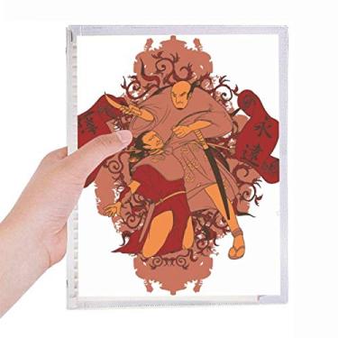 Imagem de Japan Banners Caderno com estampa japonesa, folhas soltas, diário recarregável, papelaria