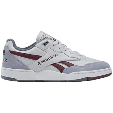 Imagem de Reebok Unisex BB 4000 II Sneaker, Steely Fog/Cold Grey/Classic Maroon, 9.5 US Men