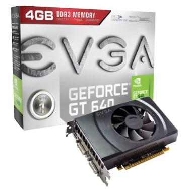 Imagem de EVGA GeForce GT 640 2048MB GDDR3 Dual DVI, placas gráficas mHDMI 02G-P4-2645-KR