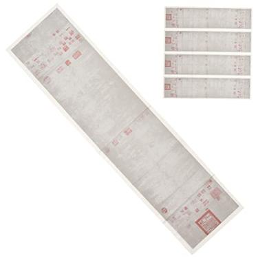 Imagem de Operitacx Suprimentos Domésticos 5 Folhas De Papel De Arroz Meio Cozido Papel De Desenho Principal Acessórios Vintage