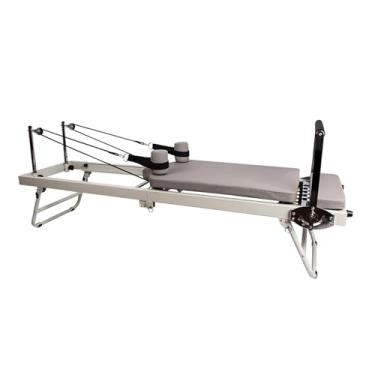 Imagem de Cama de Pilates para treinamento abrangente Cama multifuncional interna dobrável para ioga Equipamento de exercícios aeróbicos para suporte para equipamentos de treinamento comercial e doméstico de