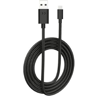 Imagem de Cabo USB Tecido 1 Metro Flexível Para Samsung M62