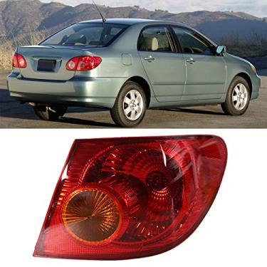 Imagem de WFLNHB Substituição de luz traseira para Toyota Corolla 2003-2008 lâmpada de freio vermelha lado direito do passageiro 8156002290