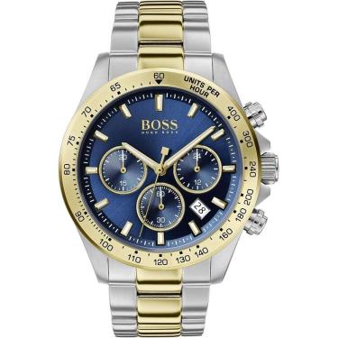 Imagem de Relógio hugo boss masculino 1513767 aço prata dourado