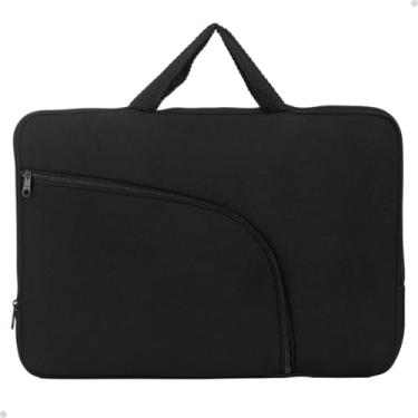 Imagem de Bolsa Para Carregar Notebook Macbook Bag Coleção Moderna (Preto, 15.6")
