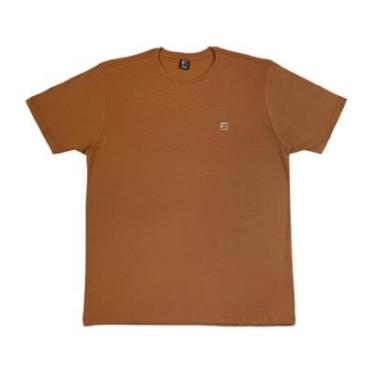 Imagem de CAMISETA ALGODÃO MASCULINA E FEMININA FATAL NEWBOR MARROM-Unissex