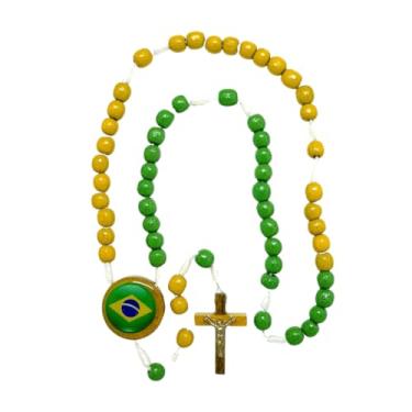 Imagem de Terço do Brasil em Madeira de Pescoço