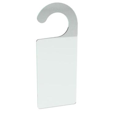 Imagem de 5 peças de cabide de porta de acrílico em branco, placa personalizada de acrílico para cabide de porta de dormir, divisórias de acrílico para guarda-roupa de bebê (transparente)