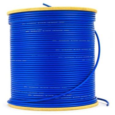 Imagem de Cabo de Guitarra Blindagem Espiral 0.30 -  Azul 5 Metros - CIRILO CABO