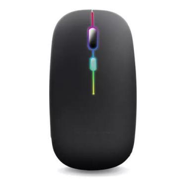 Imagem de Mouse Sem Fio Recarregavel Com Led Kapbom - Rhos