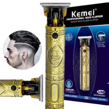Imagem de Máquina Profissional De Acabamento De Cabelo Barbear - Original - Entr