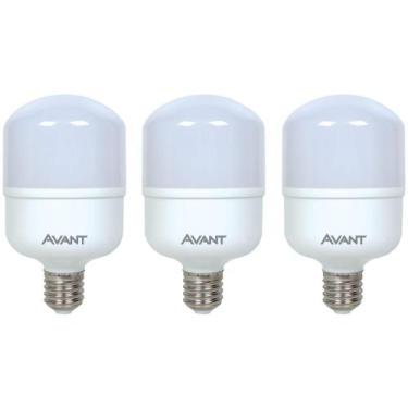 Imagem de Kit Lâmpadas LED Bulbo 3 Unidades Avant - Branco 20W 6500K HP