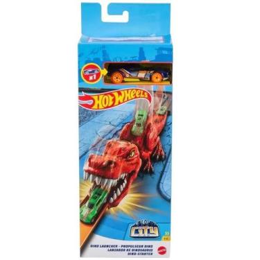 Imagem de Hot Wheels CITY Lançador Nemesis Dinossauro Lançador Mattel GVF41