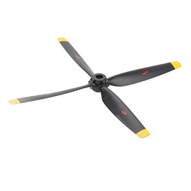 Imagem de RC Avião Hélices, Hélice Lâmina Plástico RC Avião Peças De Reposição Acessórios 4 Lâmina Hélice Lâmina De Ventilador para WLtoys XK A280