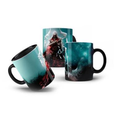 Imagem de Caneca de Porcelana Ezio Assassins Creed Capuz Brotherhood - LaVince