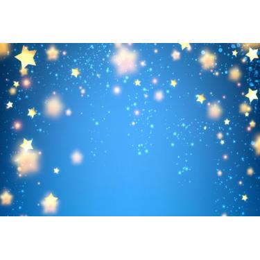 Imagem de Painel de Lona Céu de Estrelas Brilhante - Fabrika de Festa, 150x100cm