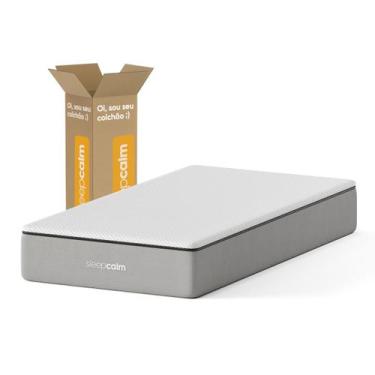 Imagem de Colchão Sleep Calm Plus Espuma ou Molas, Solteiro Especial (96x203), M