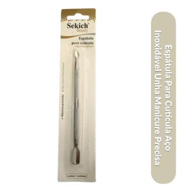 Imagem de Espátula Para Cutícula Aço Inoxidável Unha Manicure  - Sekich