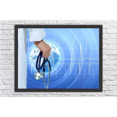 Imagem de Quadro Decorativo Medicina Salas Decorações Com Moldura - Vital Quadro