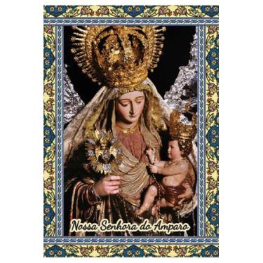 Imagem de 200 Santinho N S Nossa Senhora do Amparo (oração no verso) - 7x10 cm -