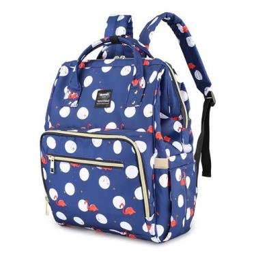 Imagem de Mochila de Costas Himawari Feminina Térmica Maternidade, Azul escuro