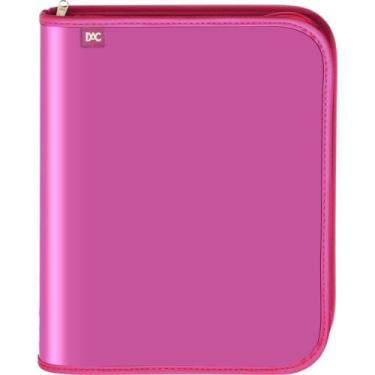 Imagem de Fichario com Ziper Vision Rosa 48F - DAC