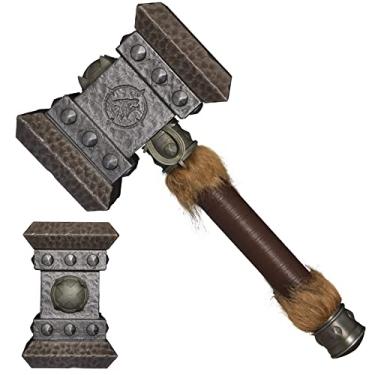 Imagem de SV De Wow War Ogrim Doomhammer, Réplica De Arma De Metal Real 1:1, Suporte De 22 Polegadas