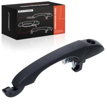 Imagem de A-Premium Maçaneta externa do lado do motorista frontal com fechadura compatível com Dodge Grand Caravan, Journey, Avenger & Chrysler Town & Country, 200, Sebring e Volkswagen Routan & Ram C/V, preto