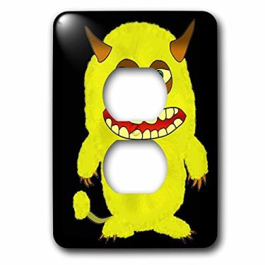 Imagem de 3dRose Capa de tomada com 2 plugues imagem popular Monster, Troll, Devil, Evil