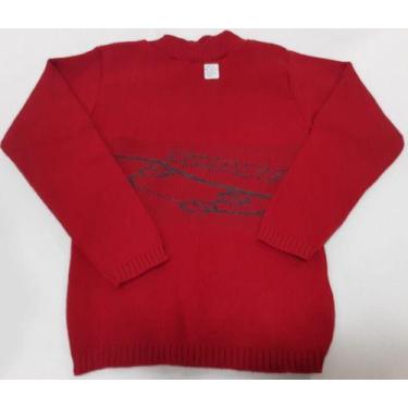 Imagem de Básica De Lã Blusa Bebê Menino Tm 2 4 6 Infantil Inverno 932 - Blue Ma