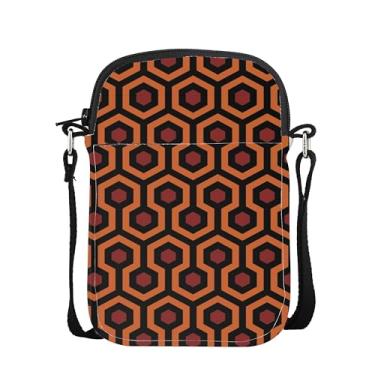 Imagem de POFULL Presente de filme de terror Overlook Hotel Shining Horror Crossbody Bag Halloween Movie Lover Gift, Bolsa tiracolo Look Hotel