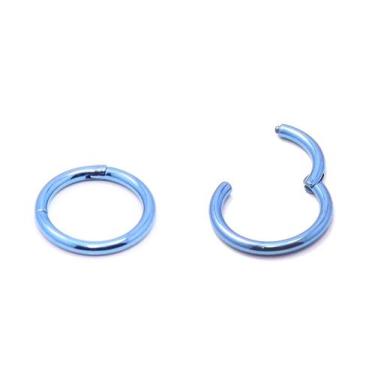 Imagem de Piercing Argola Articulada Click 1.2mm em Titânio Anodizada Várias Cor