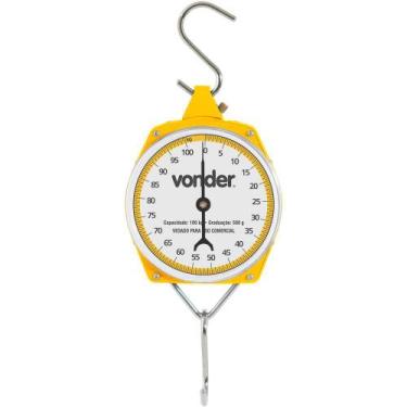 Imagem de Balanca suspensa tipo relogio 100kg vonder